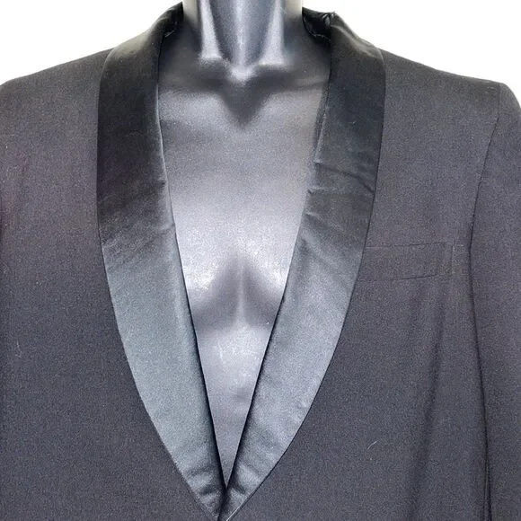 Vtg After‎ Six by Rudofker black tuxedo jacket